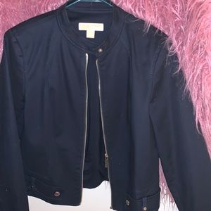 Michael Kors navy blue tuxedo like jacket!!